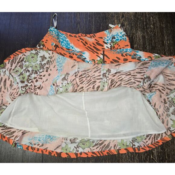 Marianne Size 8 Womens Bermuda Bohemian Floral Tigress Multi Skirt - Picture 4 of 7